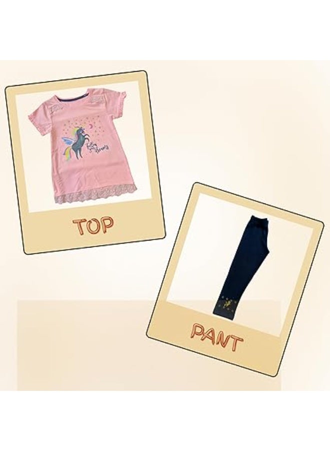 MINIIMODZ MINII MODZ 2 Piece Pant Top Set | Ruffled Shirt Tops & Pants | Toddler Girls Clothes Outfits - Image 2